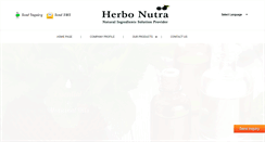 Desktop Screenshot of herbonutra.com